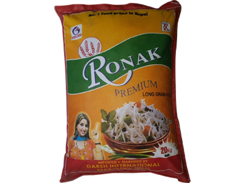 Ronak Premium Long Grain Rice 20kg